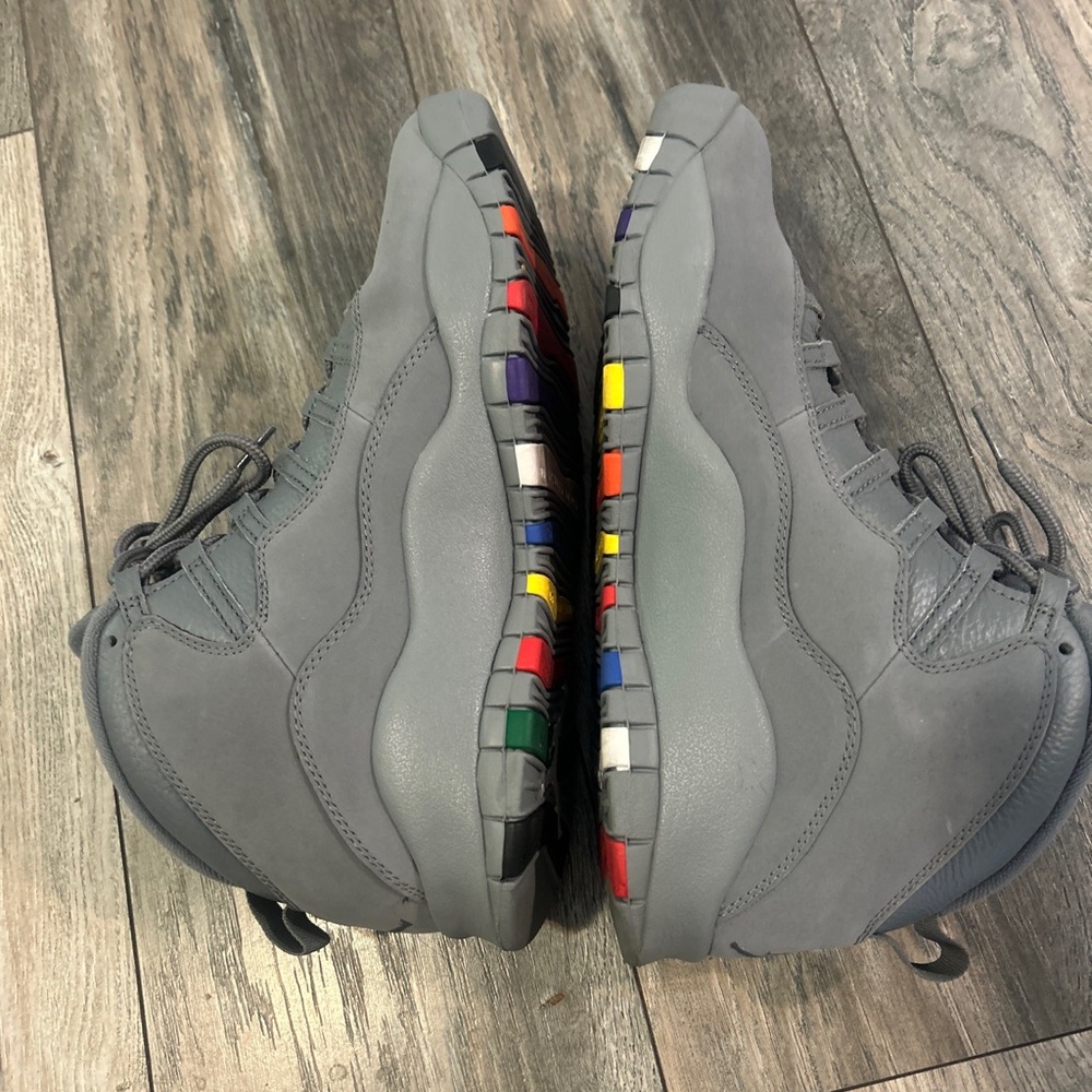 Size 12 - Nike Air Jordan 10 Retro 2018 Cool Grey Sz 12 Plus Receipt - Picture 9 of 16